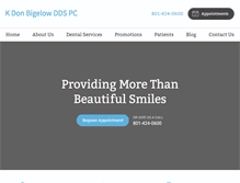 Tablet Screenshot of kdondental.com
